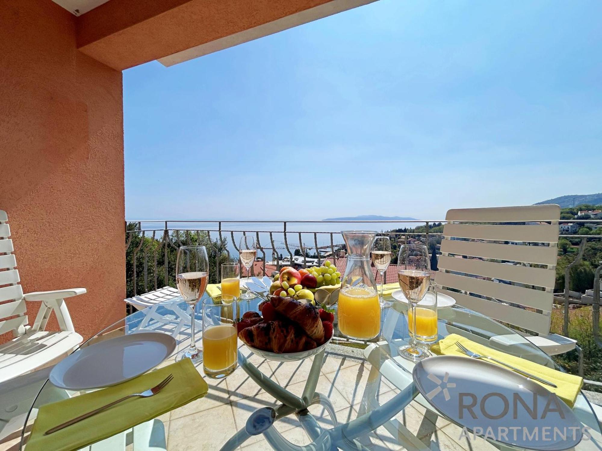 Rona Spacious Apartment With A Panoramic View Ičići Exterior foto